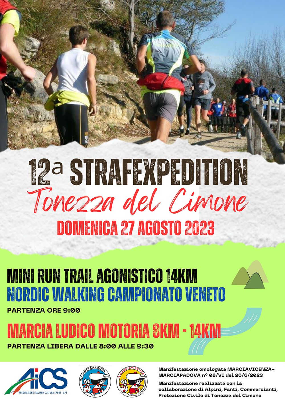 Volantino Strafexpedition Tonezza 2023